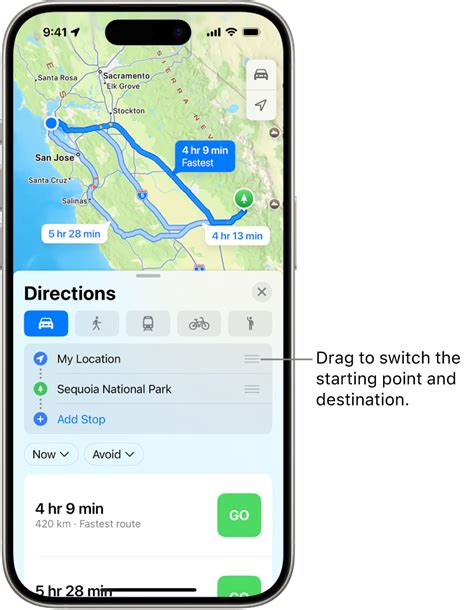 Change or add stops to your route in Maps on iPhone - Apple Support (IN)