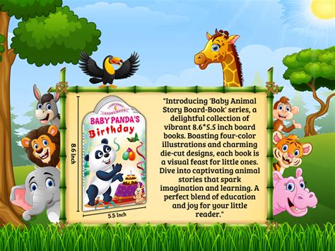 Sawan Set of 5 story books Baby Animals Series (Baby Panda,Baby ...
