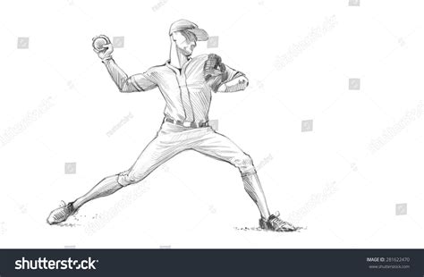 Baseball Pitcher Drawing 的图像结果