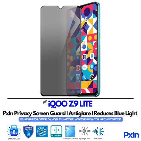 Privacy Screen Guard for iQOO Z9 LITE Mobile | No.1
