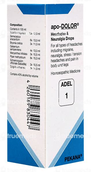 Adel 1 Apo Dolor Drop 20 Ml - Uses, Side Effects, Dosage, Price | Truemeds