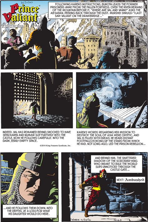 Prince Valiant Comic Strip 2016-11-27 | Comics Kingdom