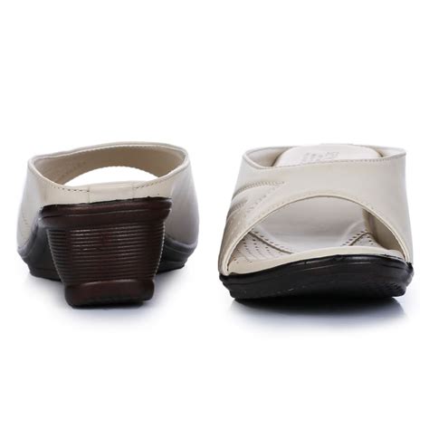 Buy Senorita Casual Beige Wedge Heels For Women LAF-911 By Liberty