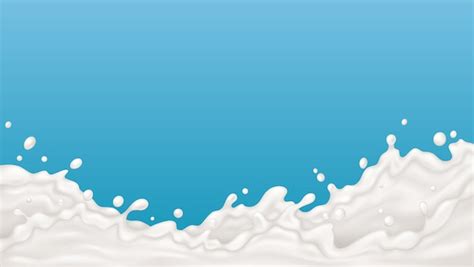 Realistic milk splash dairy splatter background creamy yogurt or cream ...