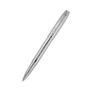 Parker Odyssey Chrome Trim Blue Roller Ball Pen | Body Color - Silver ...