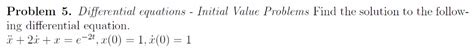 Image result for Initial Value Problem Differential Equations