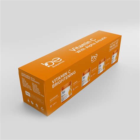 Bodyethick Vitamin C Brightening Facial Kit | With Alpha Arbutin | 4 ...