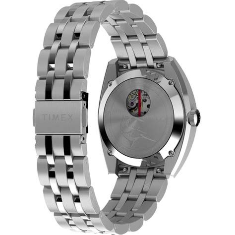 TIMEX Marlin Men Black Tonneau Dial Automatic Analog Watch - TW2W58800