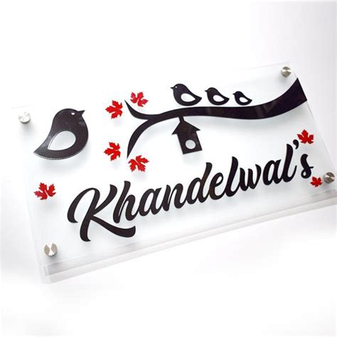 Acrylic Name Plate