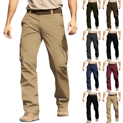 UVEASISHA Clearance Sales Prime Sale Hiking Cargo Pants for Men Outdoor ...