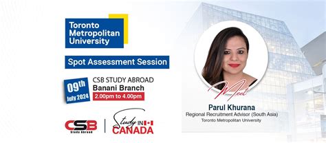 Study In Canada | Meet Toronto Metropolitan University | Spot ...