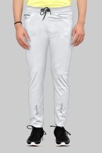 BRIDON Solid Men Grey Track Pants - Buy BRIDON Solid Men Grey Track ...