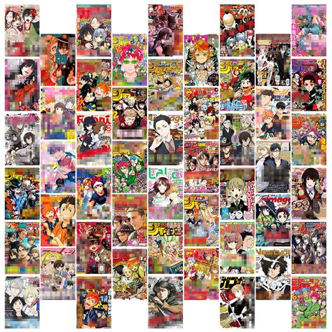 Buy 50PCS Anime Magazine Covers Aesthetic Pictures Wall Collage Kit ...