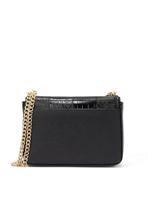 Buy The Victoria Mini Shoulder Bag Patch Logo Black Online - Style ID ...