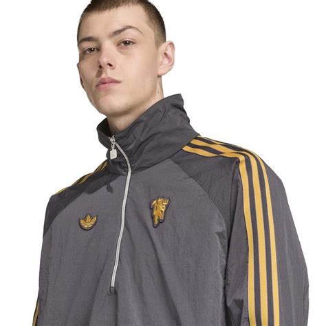 adidas Manchester United Half Zip Jacket 2025 2026 Mens | Sports Direct