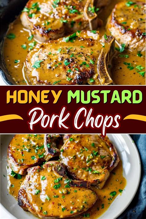 Honey mustard pork chops – Artofit