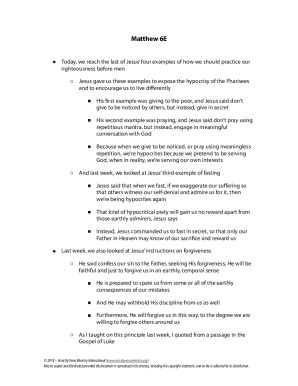 Image result for Matthew Chapter 6 Explained