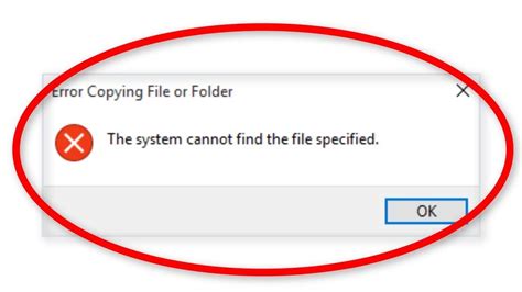 Image result for The System Cannot Find the File Specified vs Code