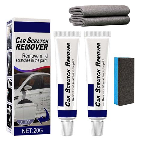 Guegine Car Paint Repair Kit, 2pcs Car Scratch Remover Kit Car Paint Scratch Repair Car Interior ...