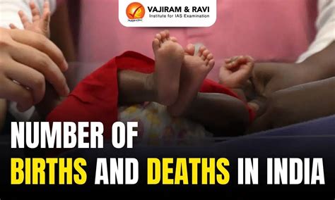 Number of Births and Deaths in India, Highlights, Latest News