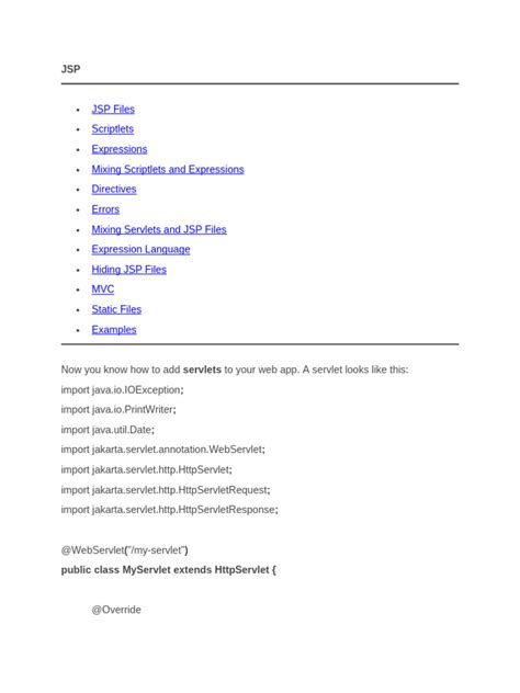 Image result for JSP Tutorial Tutorials Point PDF