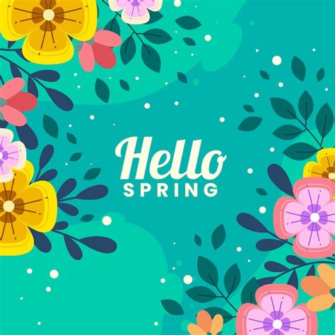 Image result for Hello Spring Colorful