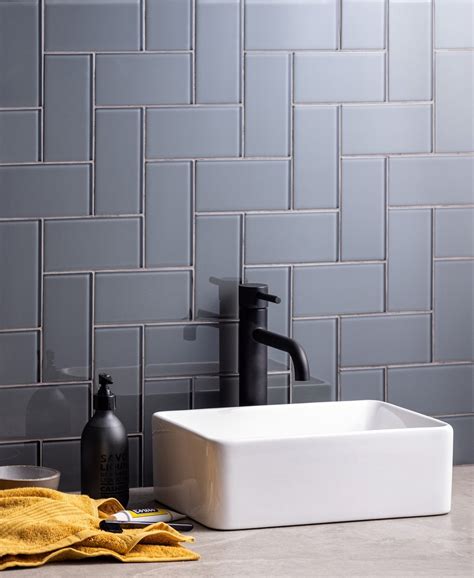 Clear Glass Subway Tiles Blue Glass Subway Tiles Contemporary