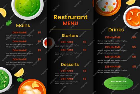 Food Menu Card Design 的图像结果