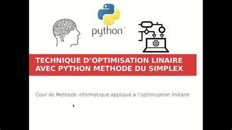 Image result for Programmation Linéaire Python