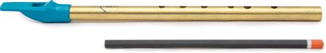 Radhe Flutes Brass Flute Soprano Vertical Blow Scale D Natural : Amazon ...