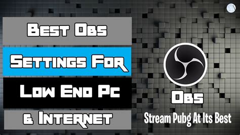 Best OBS Studio Streaming Settings 的图像结果