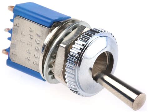 106362103 APEM | APEM Toggle Switch, Panel Mount, On-On, SPDT, Solder ...