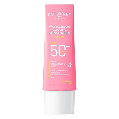 Dot & Key Watermelon Hyaluronic Sunscreen SPF 50 PA+++| for Oily ...