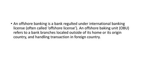 Offshore Banking An offshore banking unit.pptx