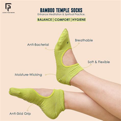 Temple Socks for Men & Women | Anti-Bacterial & Anti-Skid Bamboo Socks ...