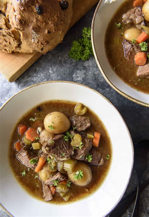 Slow Cooker Irish Guinness Beef Stew • The Crumby Kitchen