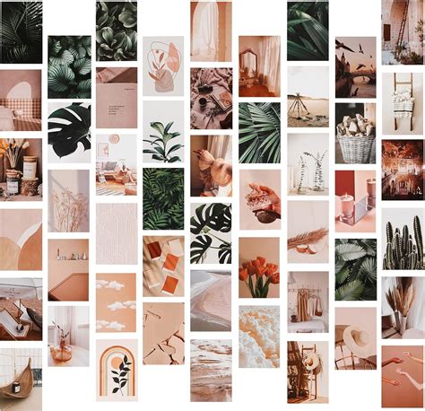 Buy Pink Wall Collage Kit Aesthetic Pictures, Wall Collage Kit, Bedroom ...