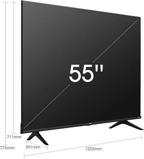 HISENSE 55 Inch (2021) 4K UHD Smart TV, with Dolby Vision HDR, DTS ...