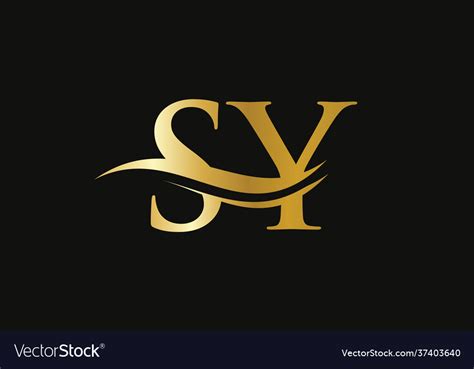 Sy Logo Golden Logo Logo PNG , Marca Registrada, Logo, Golden Logo PNG ...