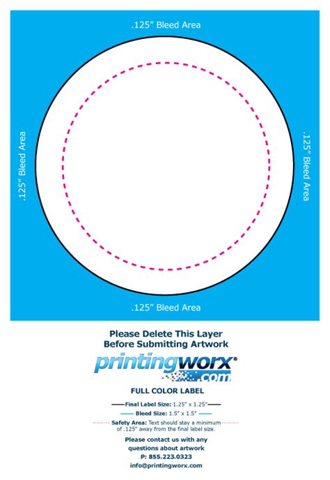 Free Full Color Label Templates