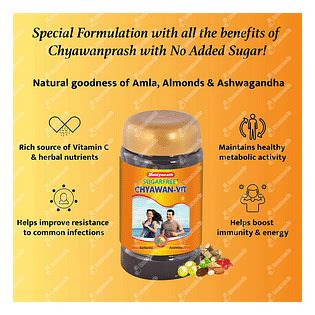 Baidyanath Sugar Free Chyawan 500 Gm - Uses, Side Effects, Dosage ...