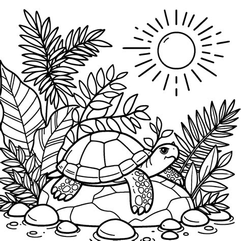 Printable Coloring Pages Turtle