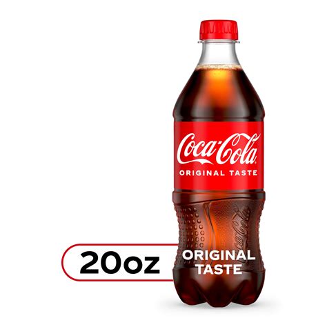 Coca-Cola Original Taste Soda, Refreshing 20 fl oz Bottle - Walmart.com