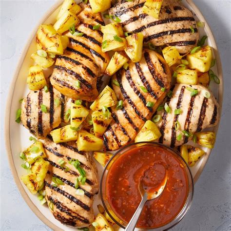 Tangy Grilled Pineapple Chicken Recipe