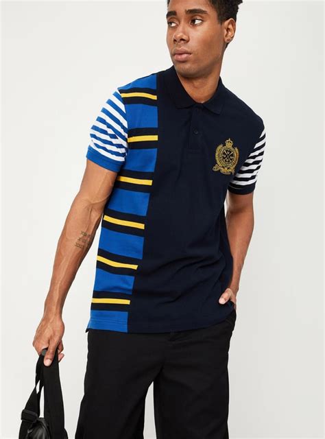 Buy Men Colourblocked Slim Fit Polo Online at just Rs. 799.0 ...