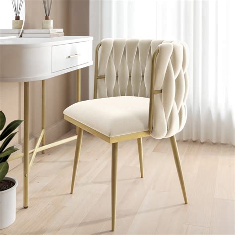 Cream Dressing Table Chair