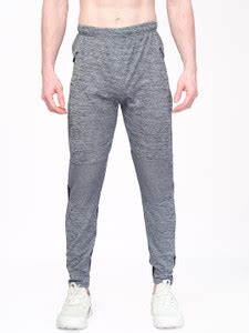 TECHNOSPORT Self Design Men Grey Track Pants - Buy TECHNOSPORT Self ...