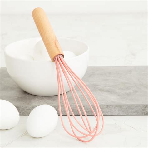 Buy Rosemary Wooden Handle Silicone Whisk from Home Centre at just INR ...