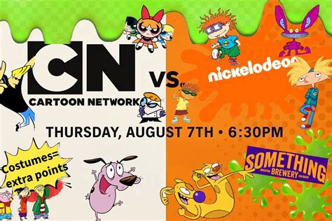 Cartoon Network vs Nickelodeon Trivia Night, 117 N Main St, Unit A ...