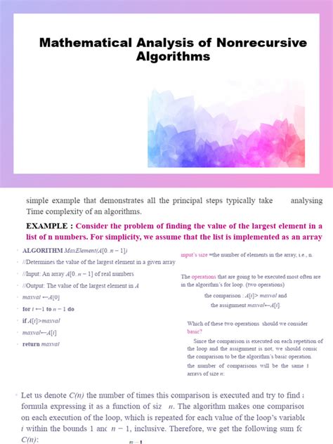 Mathematical Analysis of Non Recursive and Recursive Algorithm Gfg 的图像结果